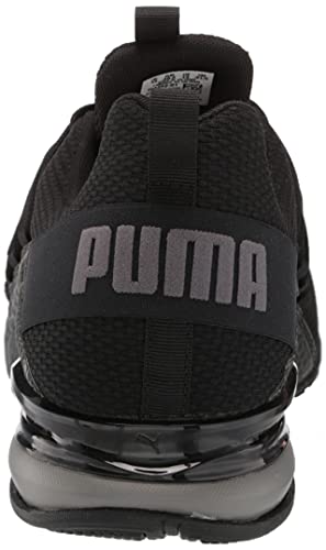 PUMA Mens Axelion Cross Trainer, MULTI PUMA Mens Black-CASTLEROCK, 10