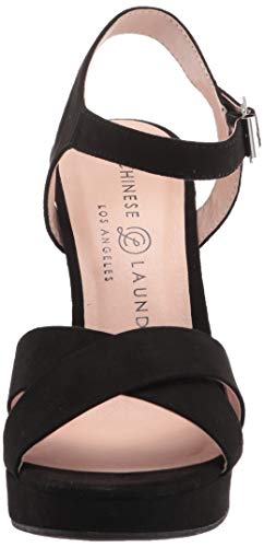 Chinese Laundry Women's Always Heeled Sandal, Black, 11