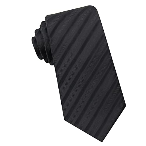 Luckyvestir Men's 3.15" Stripe Ties Classic Check Silk Business Necktie for Husband Father Valentine's day Father's Day Gift