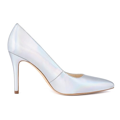 JENN ARDOR Women's High Heels Closed Pointed Toe Stiletto Classic Office Dress Bridal Wedding Pumps Sexy Prom Shoes