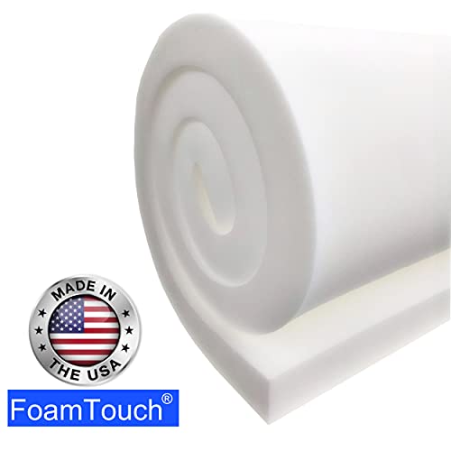 FoamTouch 2x24x120HDF1.8 Upholstery Foam, 2" x 24" x 120", White