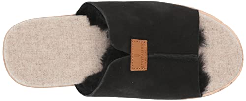 Revitalign Spruce Women's Shearling Slip-on Slipper Black - 6 Medium