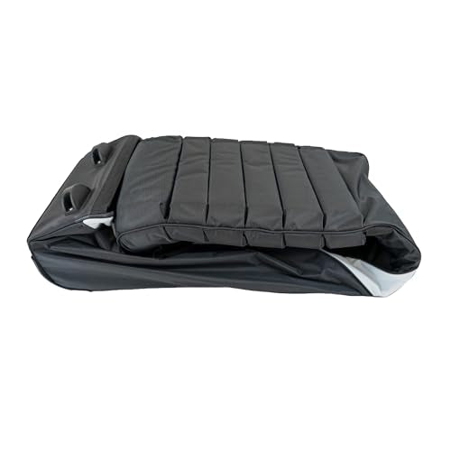 Izzo Golf Premium Golf Travel Cover Black/White - Golf Travel Bag for Golf Clubs