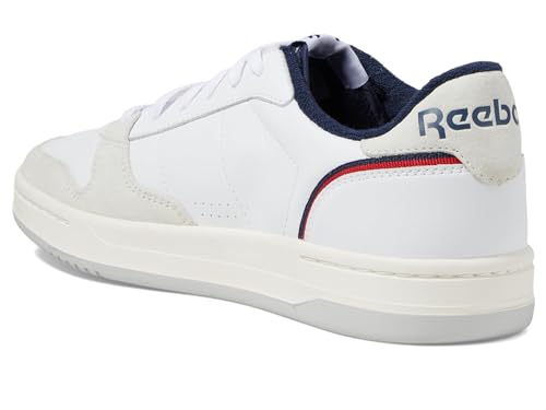 Reebok Unisex Phase Court Sneaker, Chalk/Alabaster/Grey, 9.5 US Men