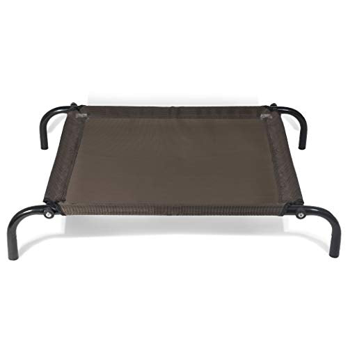 Furhaven Elevated Dog Bed for Small Dogs, Perfect for Indoor & Outdoor Use w/ High Airflow Cooling - Reinforced Cot Bed - Deep Blue, Small