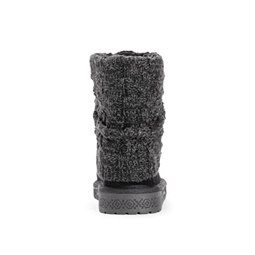 MUK LUKS Women's Laurel Boots, Navy, 11 Wide