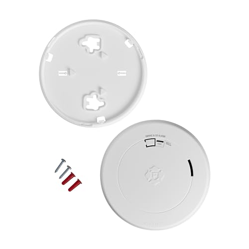 First Alert SMCO210, 10-Year Sealed Battery Combination Smoke & Carbon Monoxide Alarm with Slim Profile Design, 1-Pack