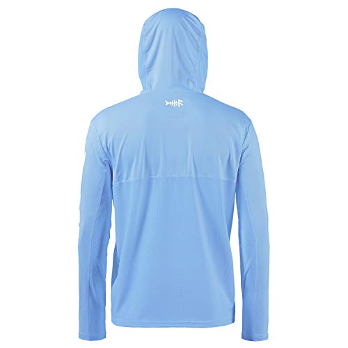 BASSDASH UPF 50+ Men’s UV Sun Protection Long Sleeve Performance Fishing Hoodie Hooded Shirts