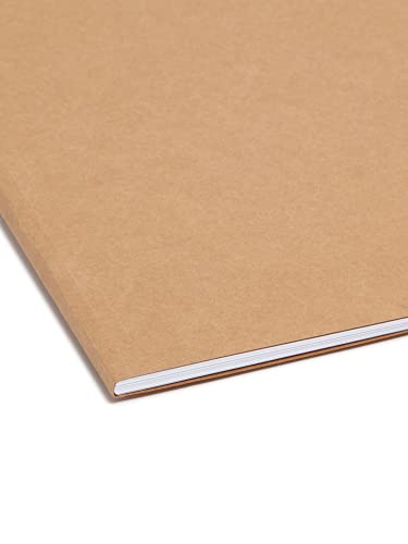 Smead Fastener File Folder, 1 Fastener, Reinforced 1/3-Cut Tab, Legal Size, Kraft, 50 Per Box (19834)