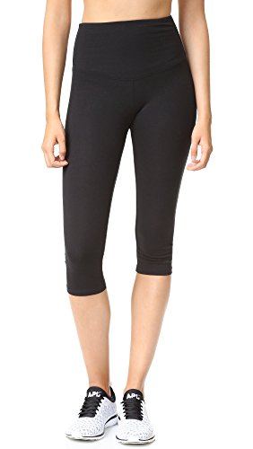 Yummie Women's Talia Capri Cotton Stretch Shapewear Legging Black, X-Small