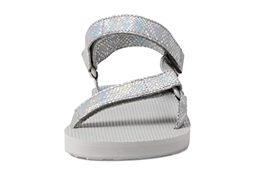 Teva Girls Original Universal Sparklie Sandal, Pebble, 13 Little Kid