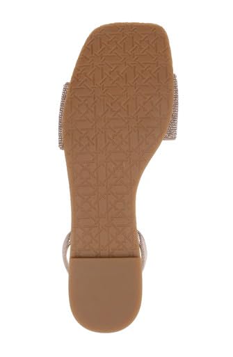Jewel Badgley Mischka Hadley Flat Sandals with Ankle Strap