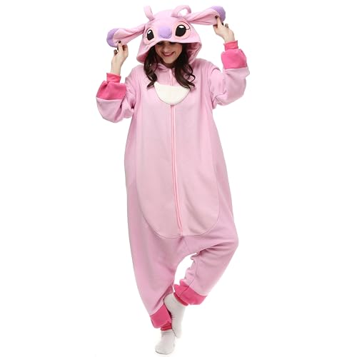 LABULA Slim Fit Unisex Adult Onesie Animal Pajamas Halloween Cosplay Sleepwear Yellow
