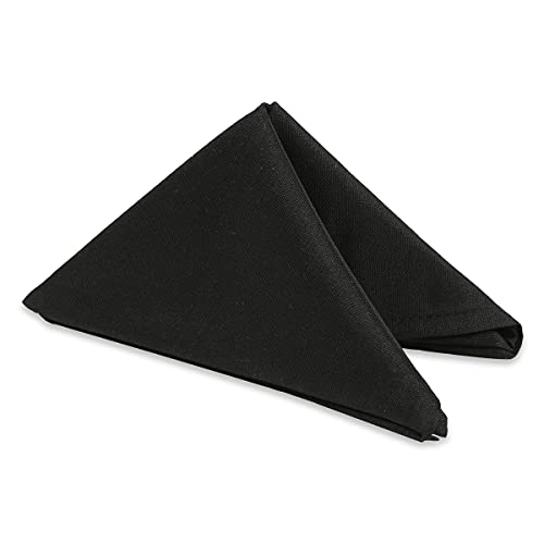 Polyester Cloth Napkins - Washable Soft Table Linens - Durable & Elegant for Dining, Restaurants, Weddings, Events, Rentals, Banquets, & Parties - Premium Quality Set of 150, White, 20"x20"