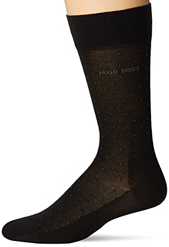 BOSS George mercerized cotton pin dot dress sock