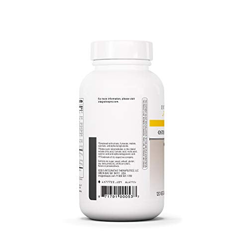 Integrative Therapeutics Osteoprime Forte - Bone Health Support with 5 Types of Calcium* - Dietary Supplement with Magnesium, Zinc, and Vitamin C, D & B12 - Gluten Free & Dairy Free - 120 Capsules