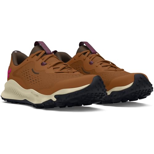 Under Armour Women's Charged Maven Trail, (103) Pewter/Anthracite/Nova Orange, 11, US