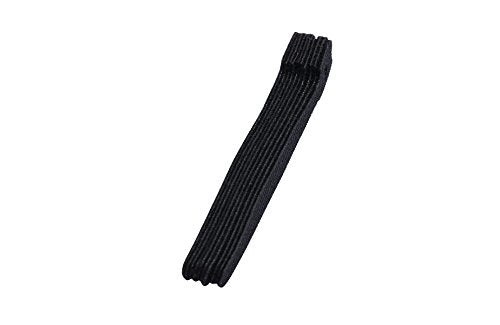 South Main Hardware 848110 5 Inch Hook 10-Pack, Small Loop Fastening Cable Ties, Black UV, 10 Tie