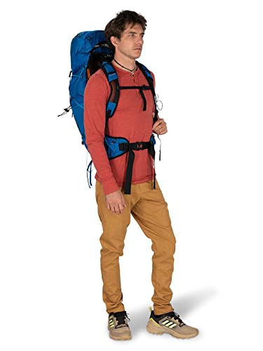 Osprey Exos 38L Men's Ultralight Backpacking Backpack, Blue Ribbon, S/M