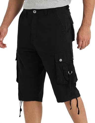 VOPOKER Men's Relaxed Fit Shorts Grey 32