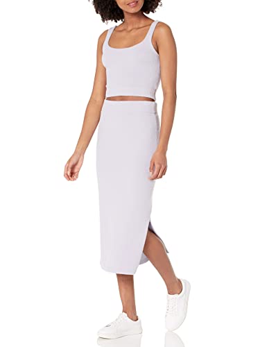 The Drop Women's Braylen Cozy Sweater Cropped Tank, Rose pink, 5X, Plus Size
