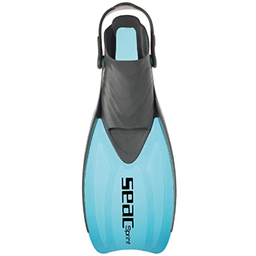 Seac Sprint Snorkeling Fins - Black, Large/X-Large