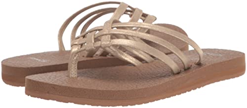 Sanuk Yoga Sandy Metallic Champagne 5 B (M)