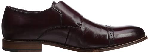 Stacy Adams Men's Desmond Cap Toe Monk Strap Loafer, Cognac, 10 Wide