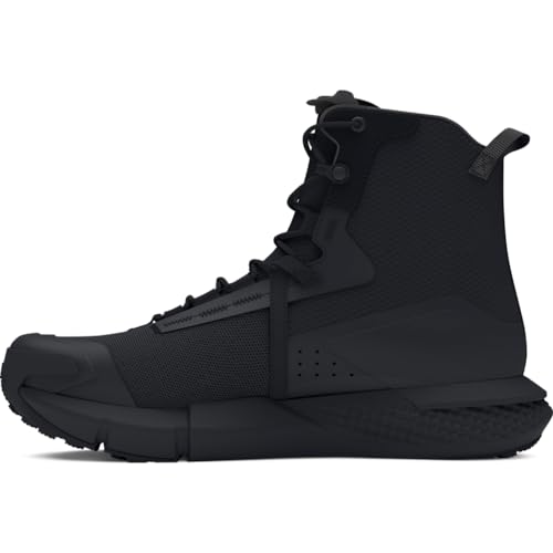 Under Armour Men's Charged Valsetz, (001) Black/Black/Jet Gray, 14, US