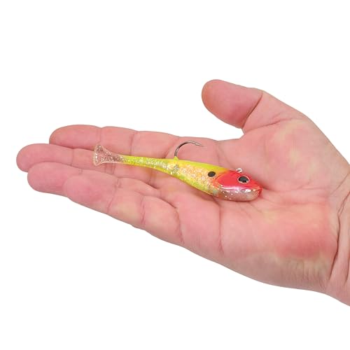 Berkley PowerBait Power Switch Fishing Bait, HD Yellow Perch, 5in, Irresistible Scent and Flavor, Ideal for Bass, Walleye, Panfish, Trout and More