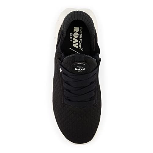 New Balance Women's Fresh Foam Roav Elite V1 Running Shoe, Black/Pink, 7.5