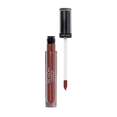 Revlon Liquid Lipstick, Face Makeup, ColorStay Ultimate, Longwear Rich Lip Colors, Satin Finish, 025 Premier Plum, 1 Fl Oz