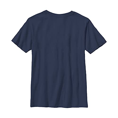 Disney Kids' Strange World Geographic Society Boys Short Sleeve Tee Shirt, Navy Blue, X-Small