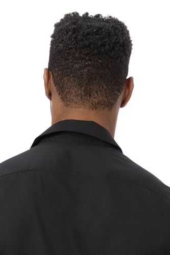 Chef Works Men's Premium Formal Dress Shirt, Black