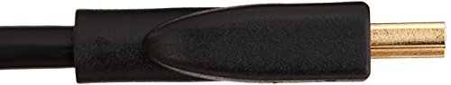 Amazon Basics High-Speed 4K Ultra HD HDMI 2.0 Cable / Cord, 15ft / 4.5m, 18 Gbps, 60 Hz, 2160p, 48 bit, male-to-male, Ethernet Ready, 3D, Black