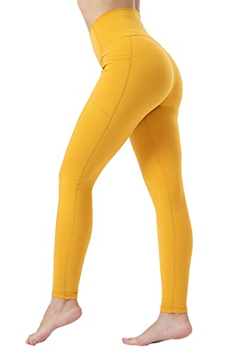 ONGASOFT Women High Waist Yoga Workout Leggings Tummy Control Brushed Soft Tight Pants with Side Pockets