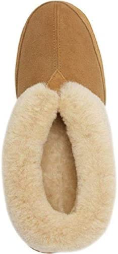Acorn Men's Shearling Slippers, Walnut, 7 Standard US Width US