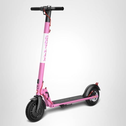 Gotrax GXL V2 Electric Scooter for Adult, 8.5" Solid Tire Max 12 Mile 15.5Mph Speed Powered By 250W Motor, Foldable Commuting E Scooter for Adult Pink