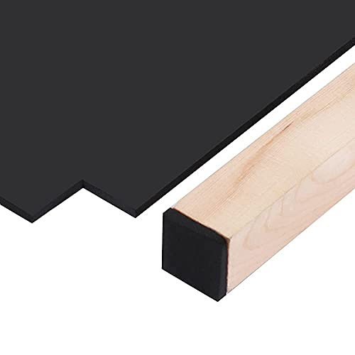 DOBTIM White Adhesive Foam Pads 6 in X 6 in X 1/8 in, Self Stick Foam Padding Non-Slip Insulating Squares Foam Shock Absorbing Pads