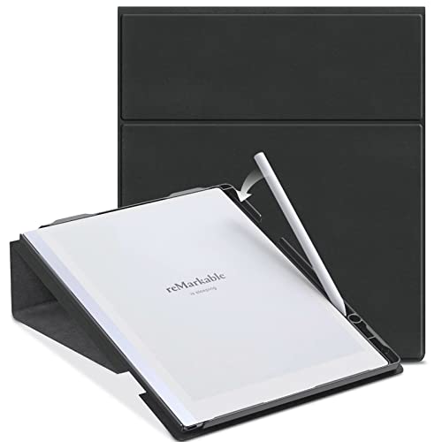E NET-CASE Case for Remarkable 2 10.3 inch Digital Paper (2020 Released) Vertical, 360 Degree Rotating Stand Cover for Remarkable 2 10.3 inch Digital Paper,with Pencil Holder (Gray)