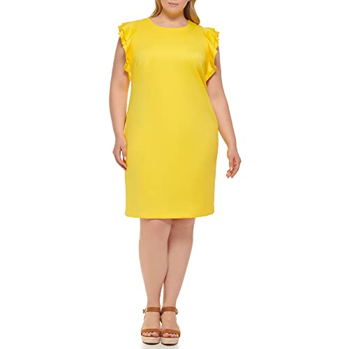 Tommy Hilfiger Women's Dress Plus Size,Mango,22W