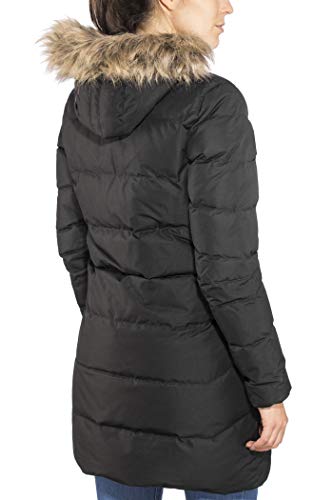 Helly Hansen Women's Aden Down Parka with Faux Fur Hood, 990 Black, X-Small