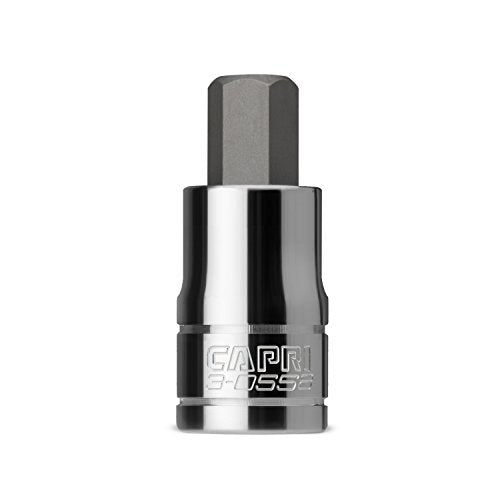 Capri Tools 3-0555 5/16-Inch Hex Bit Socket, 3/8-Inch Drive, SAE