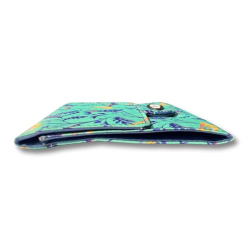 Big Skinny Trixie TriFold Wallet, Holds Up to 30 Cards (Sangria Red Plaid)