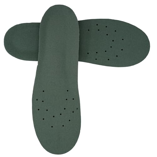 Happystep Memory Foam Insoles with Arch Support, Cushioning, and Shock Absorption - Relieve Plantar Fasciitis and Foot Pain, Comfort Everyday Shoe Insoles for Men & Women (US W: 5-6)