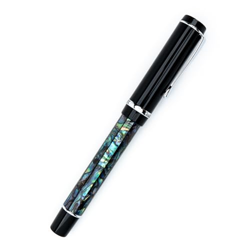 Conklin Duragraph Fountain Pen Abalone Nights - Medium Nib, Elegant Writing Instrument with Exquisite Abalone Finish