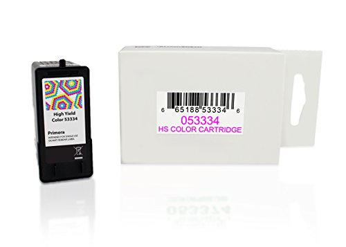 Primera 53334 High Yield Tri-Color Ink Cartridge for Bravo SE-3, 4200