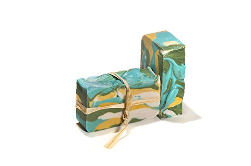 Green Tea Soap (4Oz) - Handmade Soap Bar with Essential Oils and fresh brewed green tea - Organic and All-Natural – by Falls River Soap Company