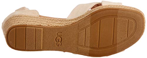 UGG Women's Yarrow Sandal, Black Canvas, 12