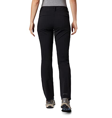 Columbia Women's Saturday Trail Stretch Pant, Black, 14 Short